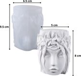 ZoeZo - Kaarsmal Grieks Standbeeld - Griek - Standbeeld - Kaars mallen - Siliconen mal - Zelf kaarsen maken - Gips & epoxy gieten - Zeep maken