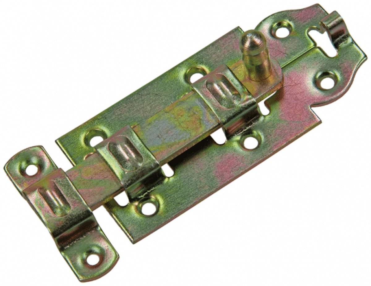 Mack ROLSCHUIF RONDE KNOP GEEL VERZ 100 MM