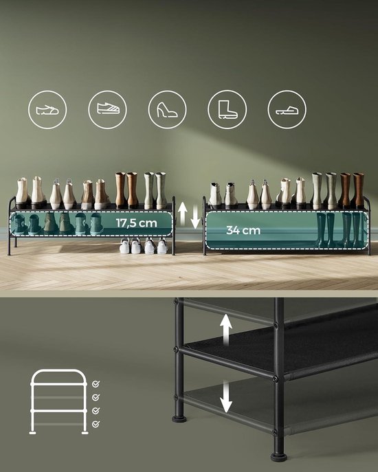 Plank Voor Onder De Gootsteen Met 2 Niveaus, Staande Plank Keukenwerkbladen Organizer