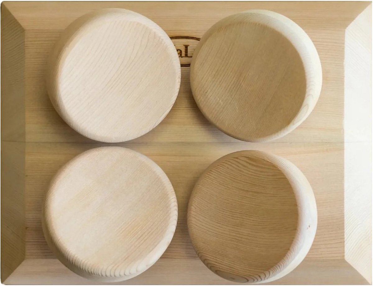 Halu ergonomische hoofdsteun voor Sauna - Rechthoek - Red Cedar