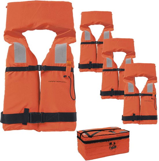 Foto: Marinepool reddingsvest vast set van 4 6