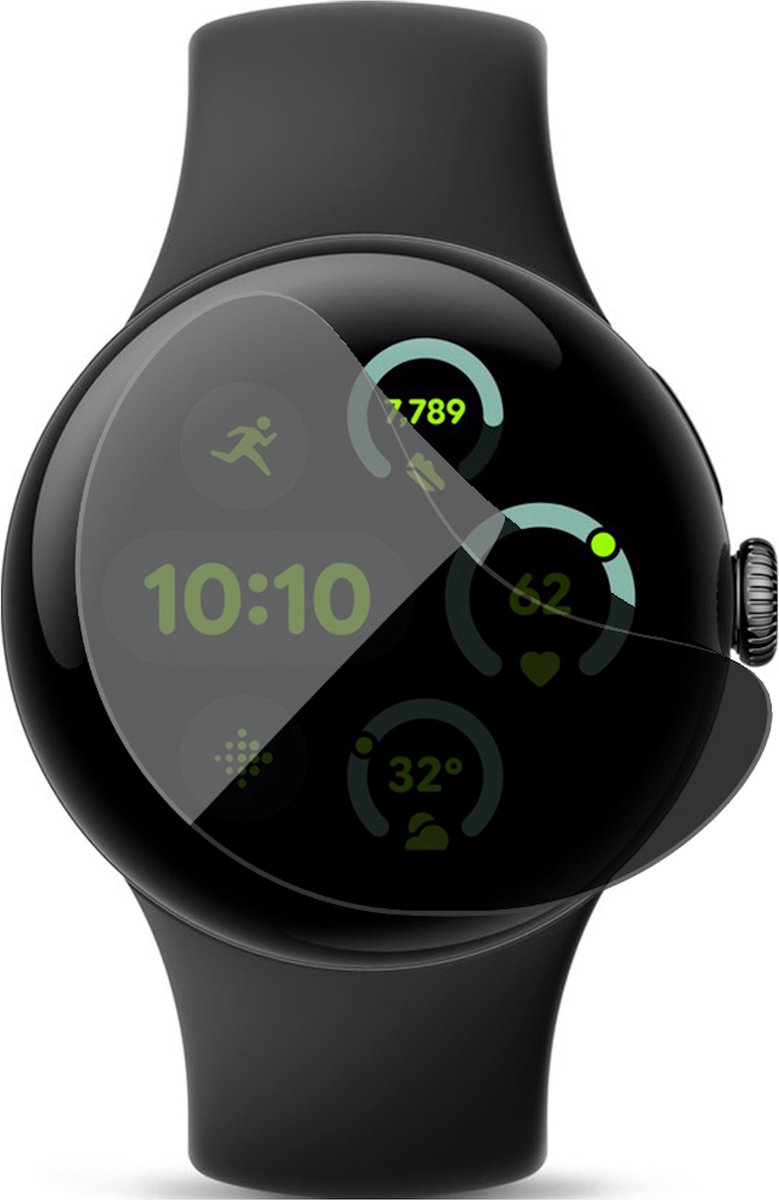 Privacy Screenprotector geschikt voor Google Pixel Watch 3 41mm - 1x FlexGuard Screen Protector