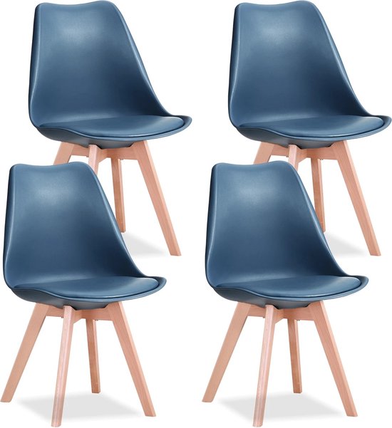 Zitkussen donkerblauw - polyester - 40x40 cm Zitkussen donkerblauw - polyester - 40x40 cm