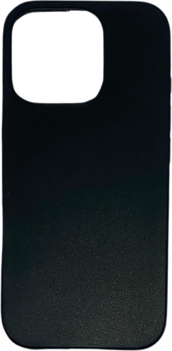 Smartphonehoes - telefoonhoesje - geschikt voor iPhone 16 Pro - zwart - flexibel