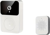 Sonnette vidéo Bovista - Espion de porte avec caméra et WiFi - Sonnette vidéo - Sans fil - Sonnette (son en T) - Caméra - Extérieur - Vision nocturne - Wit