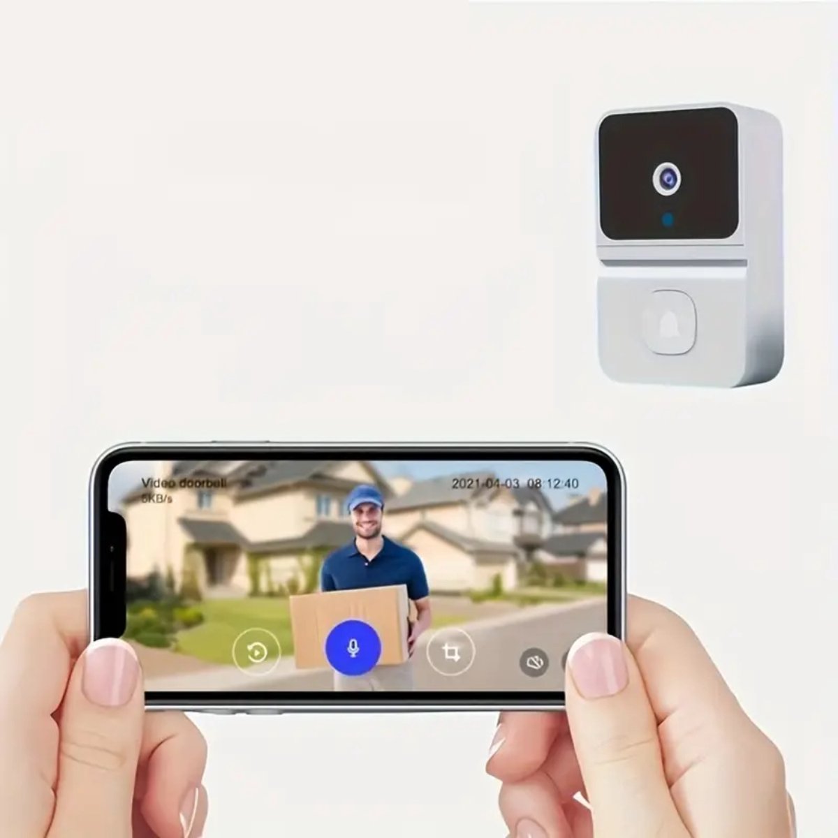 China Sourcing Pro Bovista Videodeurbel Draadloos met Camera - afbeelding 2