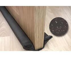 Tochtstrip - Zwart - Tochtstrips voor deuren - Tochtstopper - Tochtrol deur - Dubbelzijdig - Aanpasbaar - Tochthond - Tochtkussen - Tochtband - Duurzaam - Isolatie - Housewarming Cadeau