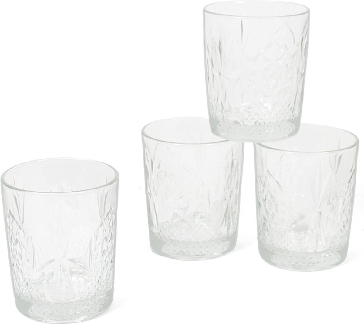 Bormioli Rocco Whiskyglazen - 16x stuks - 400 ml - glas - drinkglazen - tumbler