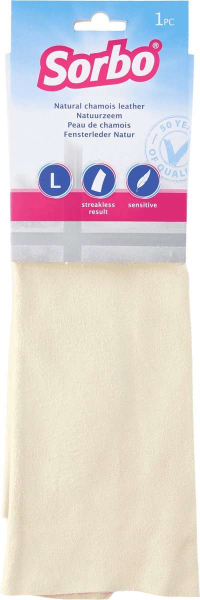 Goedkoopste Sorbo Zeemdoeken/zemen lappen - 35 x 52 cm - Ramenlappen krasvrij en streeploos resultaat - Ramen lappen zemen - Auto accessoires zeemdoek