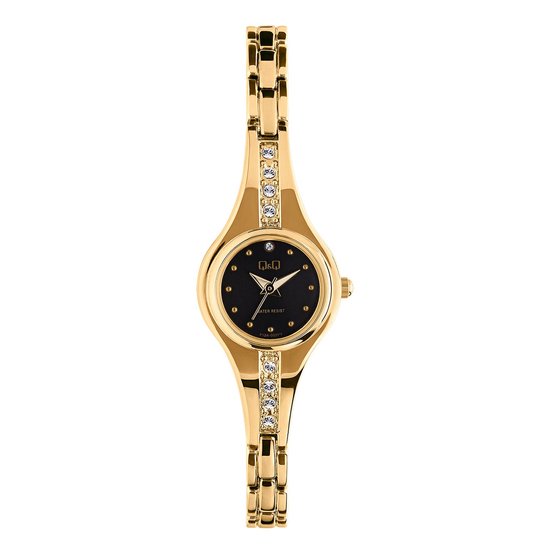 Q&Q Ladies Q&Q montre femme en acier doré F13A-002PY - Montre - Acier - Doré - 20 mm