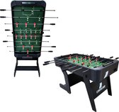 Cougar Around The World Inklapbare Voetbaltafel Zwart – Tafelvoetbal – Incl. Accessoires