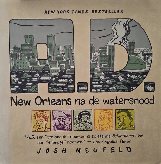 A.D. New Orleans na de watersnood, stripboek, New York Times Bestseller.