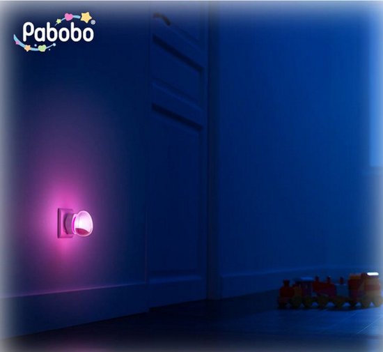 Pabobo Roze Automatisch Nachtlampje van PABOBO — afbeelding 4