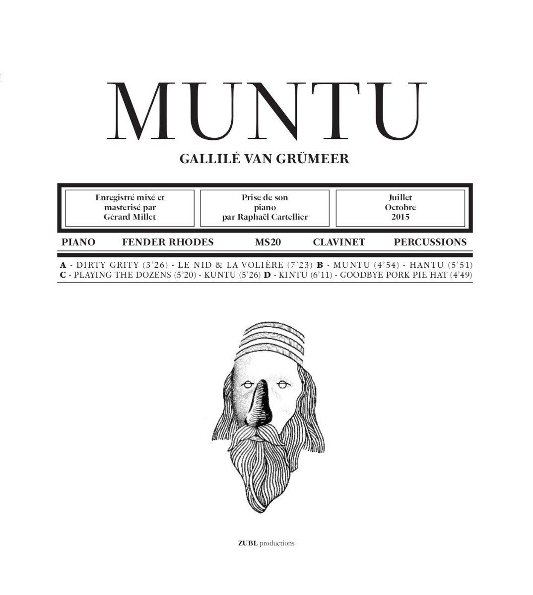 Guillaume Lavergne - Muntu (2 LP)