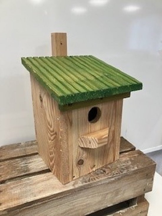 Melko Vogelhuisstandaard Standaard voor vogelhuis, voederhuis, vogelhäuschen, van hout, 66,5 x 66,5 x 105 cm, voorgelakt Melko Vogelhuisstandaard Standaard voor vogelhuis, voederhuis, vogelhäuschen, van hout, 66,5 x 66,5 x 105 cm, voorgelakt