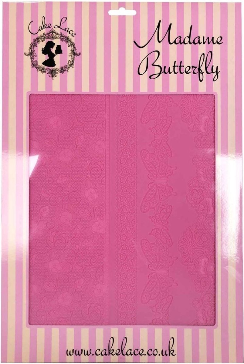 Cake Lace Mat Madame Butterfly Groot