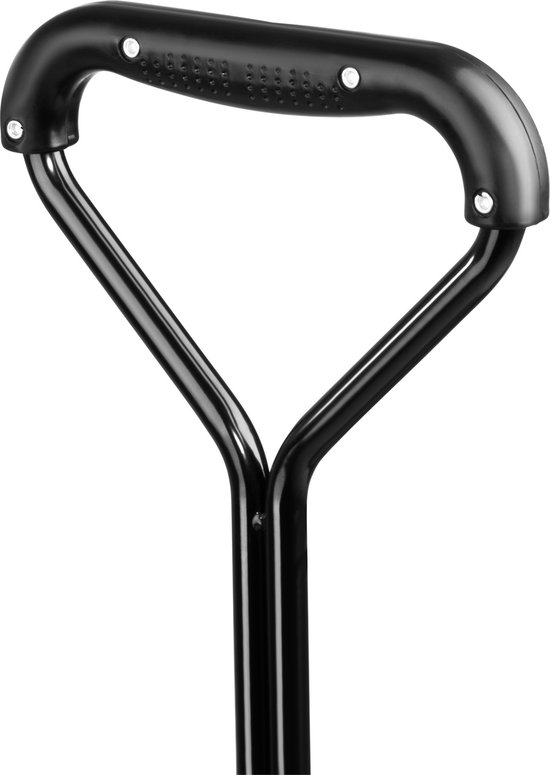 tectake® opvouwbare handkar - opvouwbare transportwagen - met tas - brede rubberen banden - opvouwbare wagen voor transport - voor het strand, in de tuin - draagvermogen tot 80kg - zwart