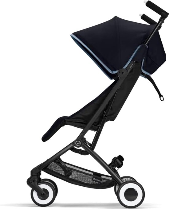 Kinderwagen klappbar Reisebuggy mit Liegefunktion Kinderbuggy tragbar mit verstellbarer Rückenlehne bis 15 kg Belastbar Blau
