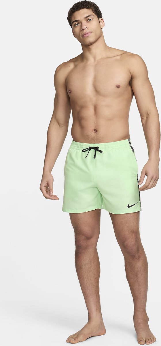 Nike zwemshort tape logo XS Groen