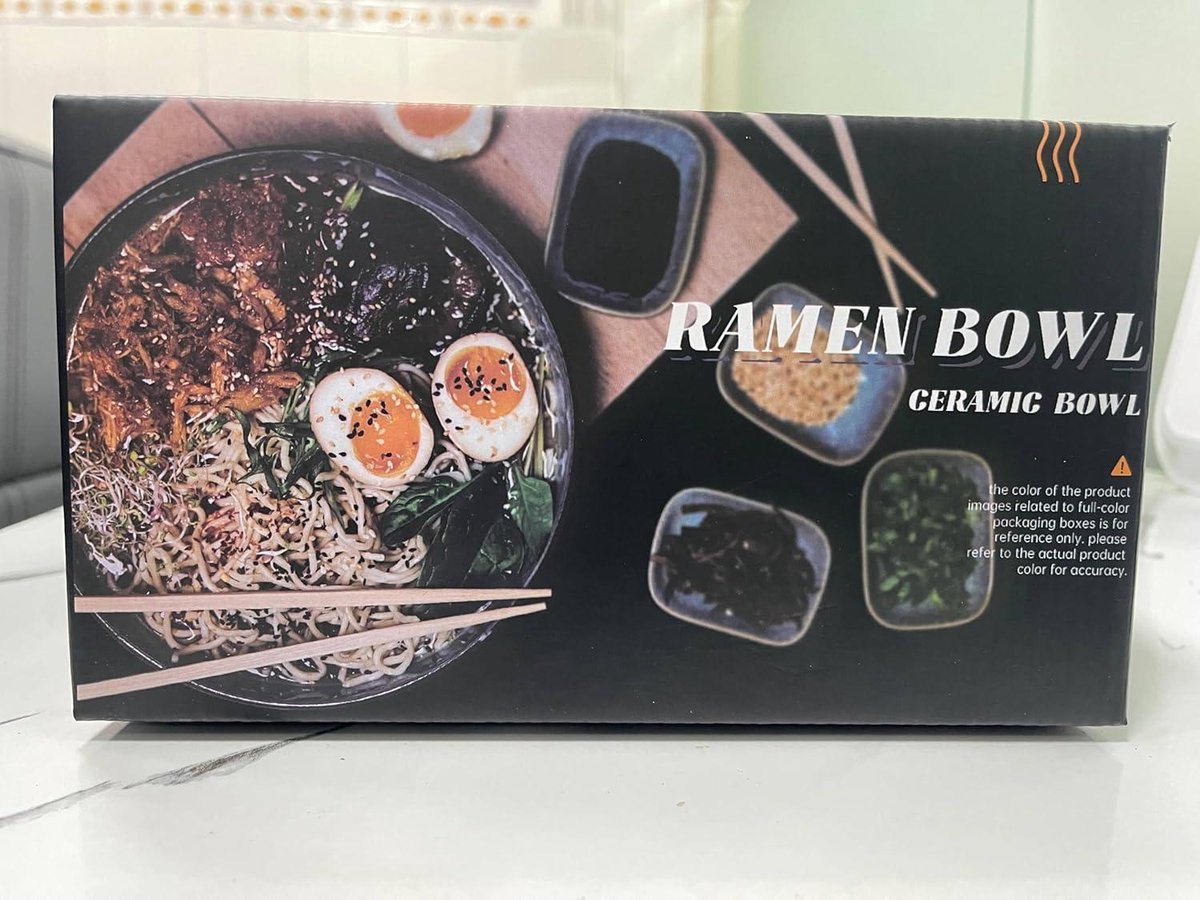 Vaisselle Japonaise Ensemble De 2 Bols à Ramen En Céramique 1000ml Avec Cuillères Et Bagettes - Anti-Rayures Pour Soupes Et Salades (Vert) Bols Ramen Céramique