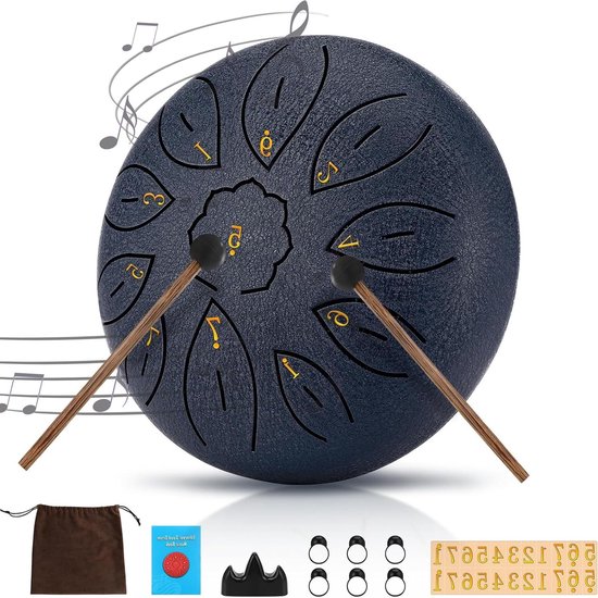 Stalen Tongtrommel 8 11 Notities Percussie Instrument C Major Stalen Tongtrommel 8 11 Notities Percussie Instrument C Major