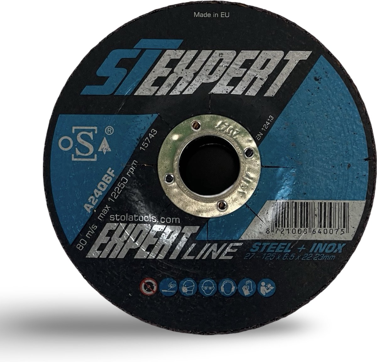 ST Expert afbraamschijf 125 x 6.5 mm - 10 stuk(s) - Voor staal en RVS
