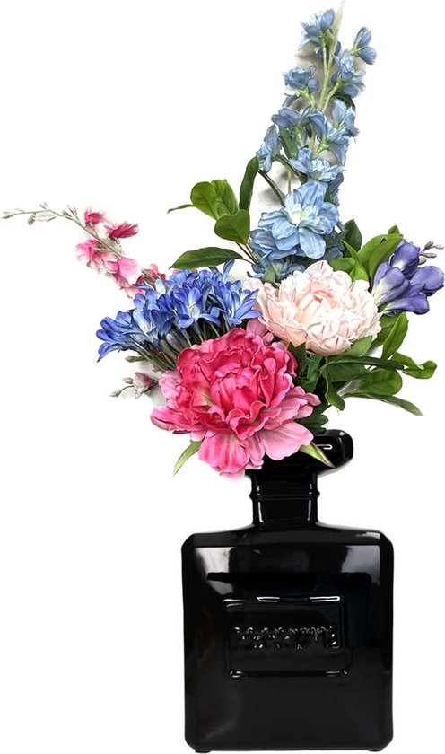 Tafel Cijfer Decoratiestuk 2 cijfers met bloemen