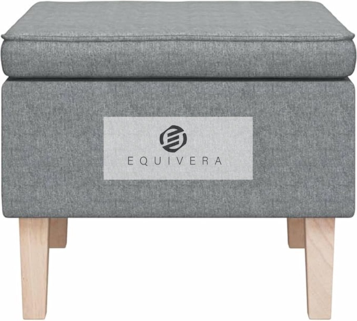 Equivera Voetenbankje Of Poef - Poef - Voetenbankje - Hocker - Voetenbankje Binnen - Poefs