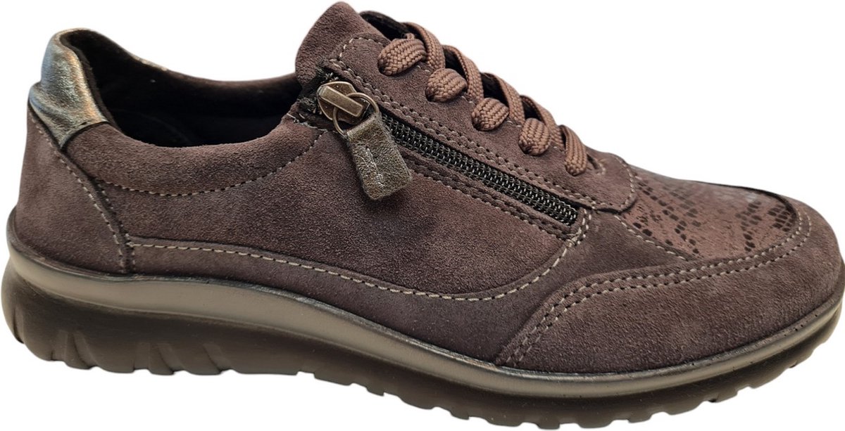 Longo 1103726 1039 Anthrazit Dames Sneakers - Grijs - 38