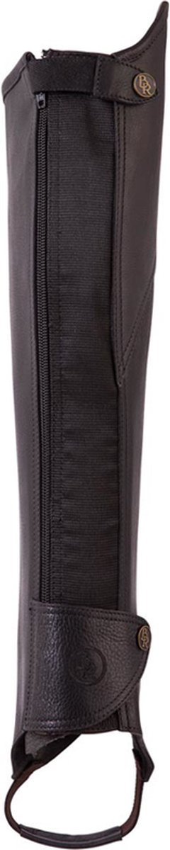 BR Half Chaps Latenzo Zwart - M-SHORT