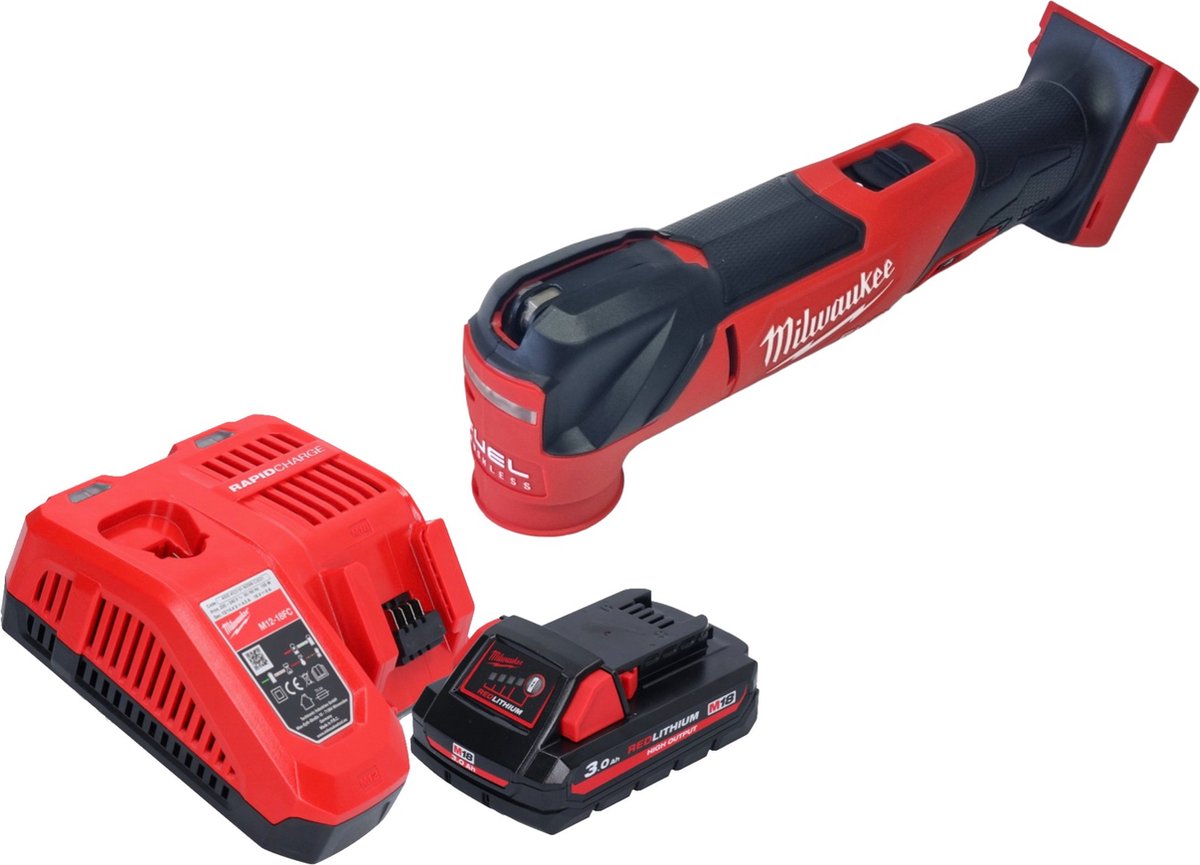 Milwaukee M18 FMT-301 accu multigereedschap 18 V borstelloos + 1x accu 3.0 Ah + lader