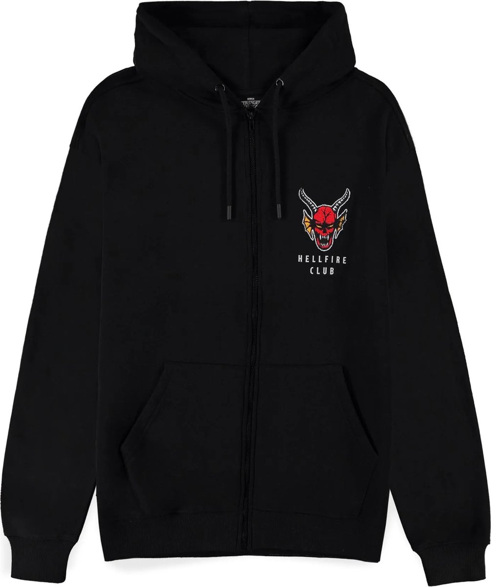 Stranger Things - Hellfire Club Member Vest met capuchon - M - Zwart