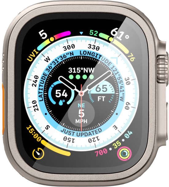 Spigen Glas.tR Slim Pro - Protecteur d'écran Apple Watch Ultra 1 / 2 (49mm) Titane