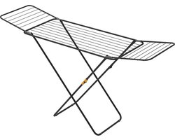Droogrek met vergrendelbare vleugels - veiligheidsvergrendeling - 52 x 176 x 96 cm - 18 m droogoppervlak - design en kwaliteit - sterkste droogrek - kleding