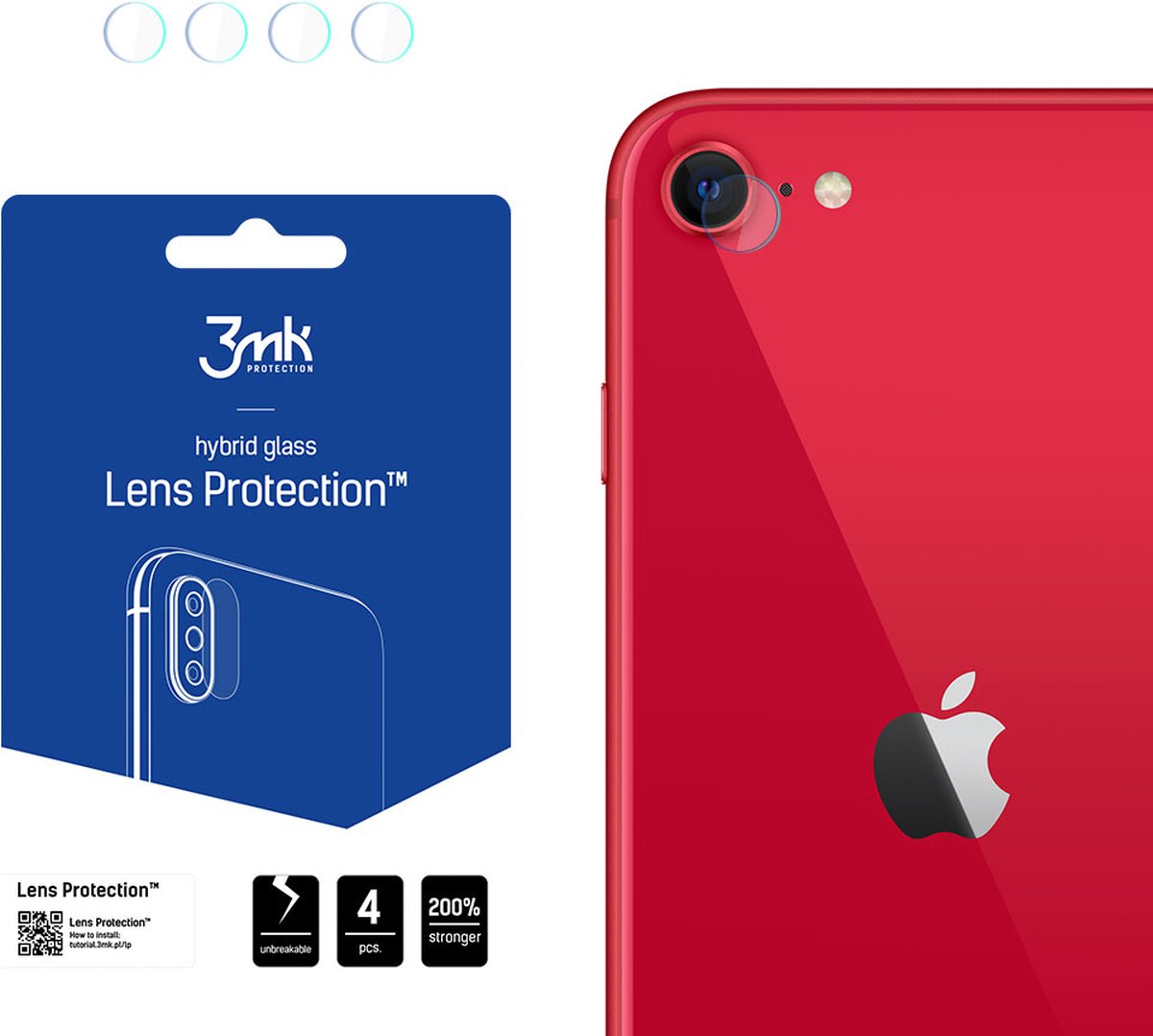 Apple iPhone SE 2020/2022 - 3mk Lens Protection