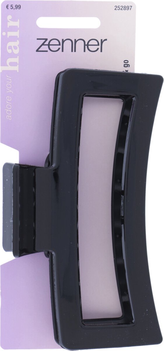 Zenner Haarklem 14 cm Zwart -