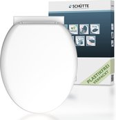 Bol.com SCHÜTTE WC-Bril 10220 DUROPLAST - Antibacterieel - Soft Close - Gelakt - Wit aanbieding