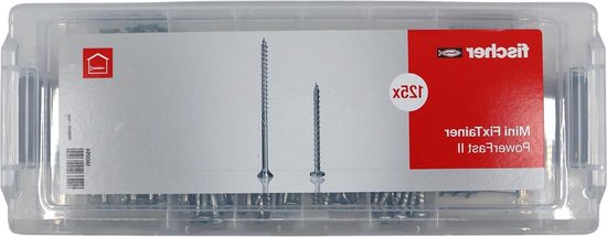 PowerFast II spaanplaatschroeven - assortimentsdoos met 125 schroeven ...