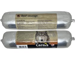 Carnis Gestoomde Vleesworst 100% Rund 800gr