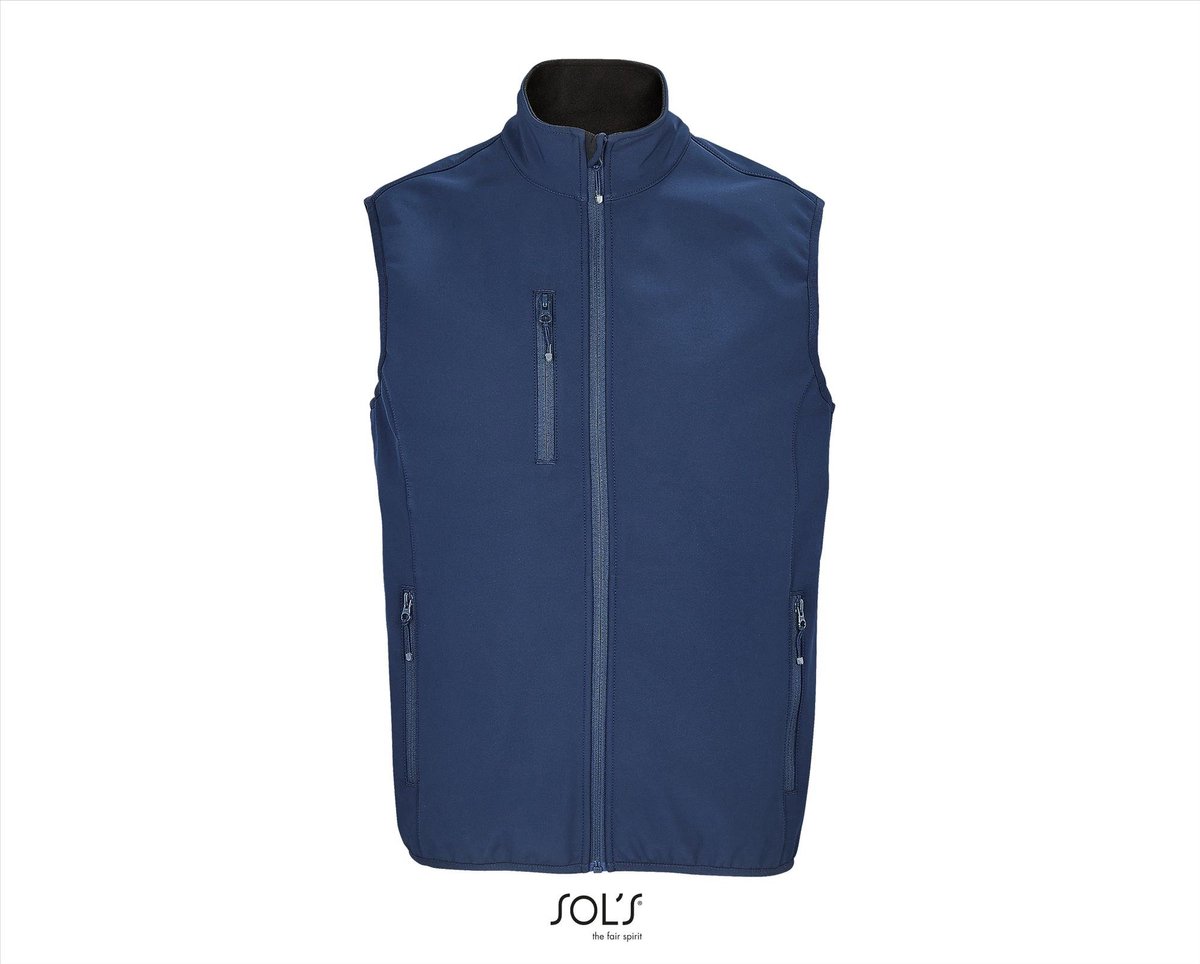 SOL'S Men´s Falcon Zipped Softshell Bodywarmer L03825 - Abyss Blue - S
