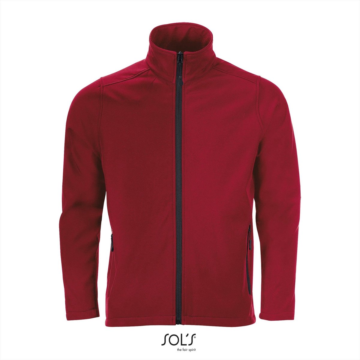 SOL’S Men´s Softshell Zip Jacket Race L837 Pepper 3XL Rood