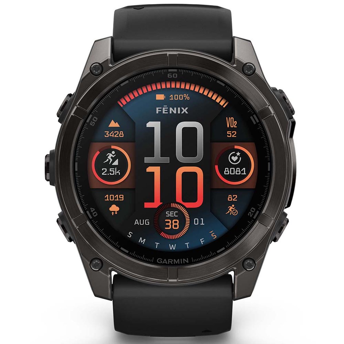 Garmin 010-02905-21 Fenix 8 - 51 mm AMOLED Titanium Smartwatch