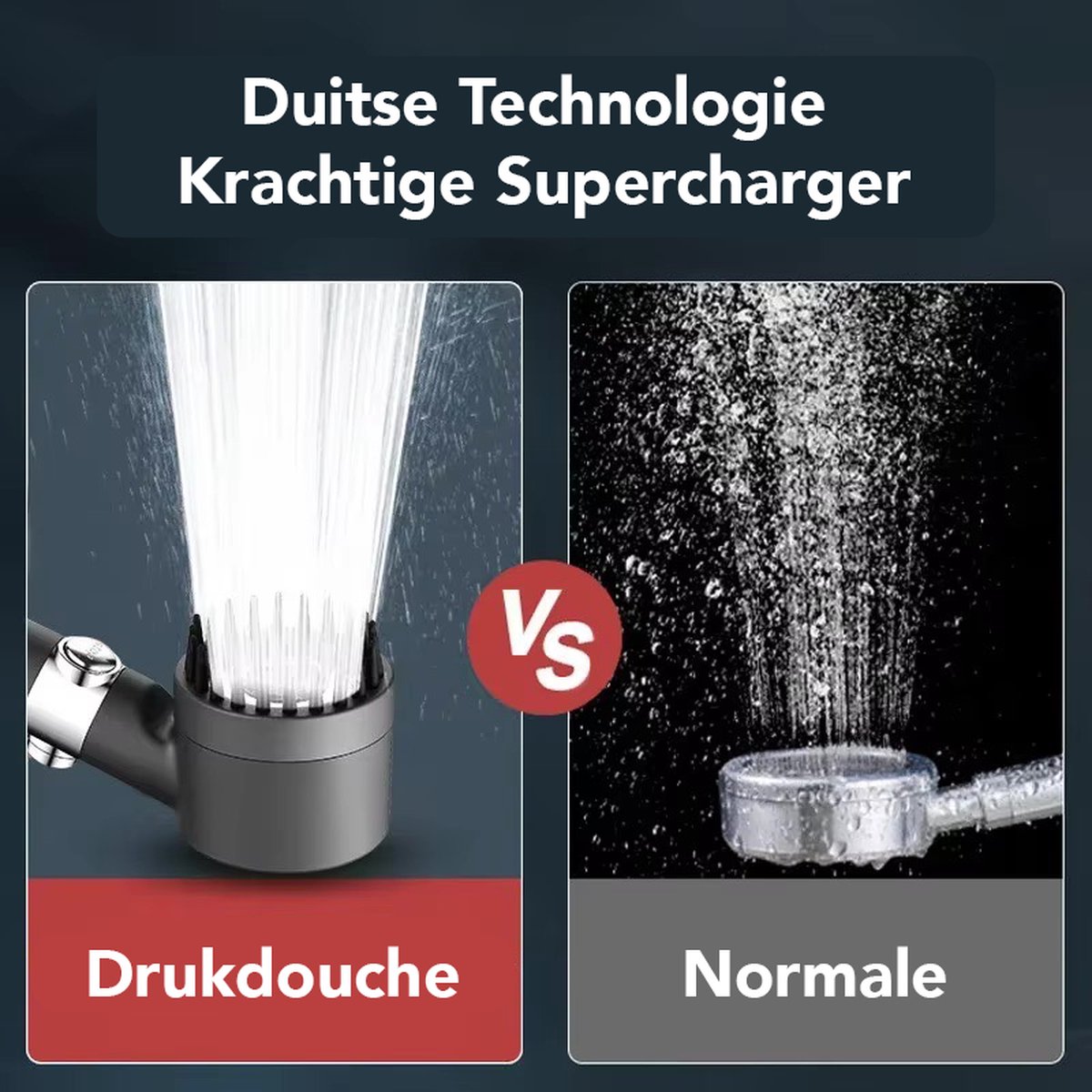 Grohe douchekop Quickfix Vitalio Comfort handdouche waterbesparend 3 standen ø 10 cm chroom kopen? | Douchekoppen
