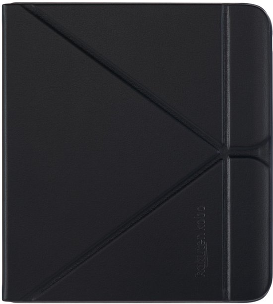 Kobo Libra Colour Hoes voor eReader - SleepCover - Zwart - Ingebouwde standaard van Kobo — afbeelding 5