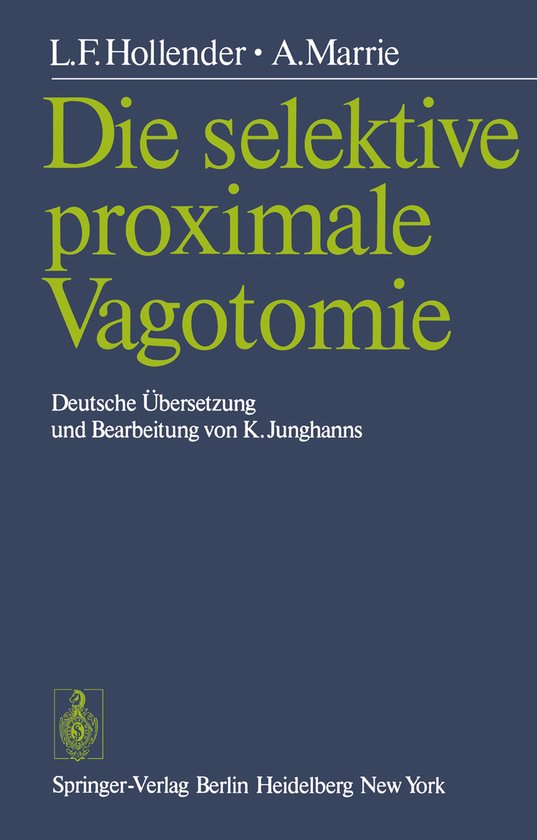 Die Selektive Proximale Vagotomie - cover