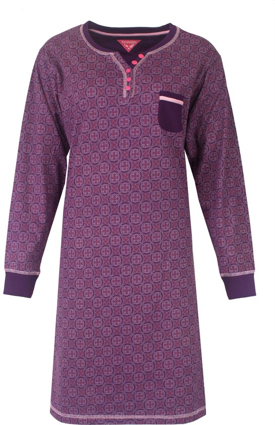 Irrésistible Chemise de Nuit pour Femme Robe de Nuit Bleu IRNGD2501B Tailles: S