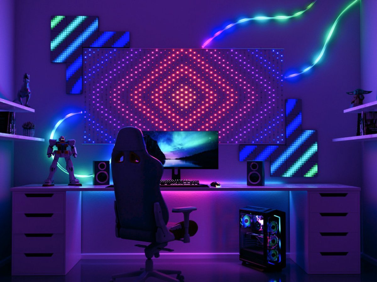 Twinkly Matrix RGB - 500 lamps (0,5x2,4m) Transparant – foto 7