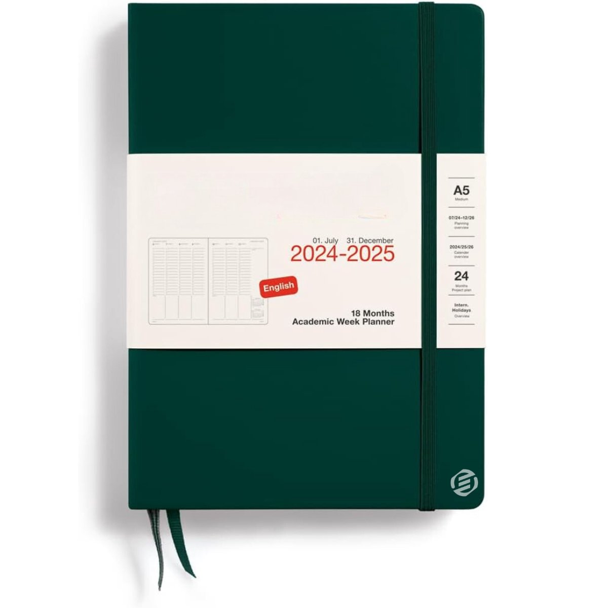 Equivera Weekplanner 2025 - Weekly Planner - Agenda - Kalender - Maandplanner - Famillieplanner