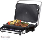 Bol.com Eszenzics™ Contactgrill -Tosti apparaat - Bakplaat - 6-in-1 - 2000W - Uitneembare platen - Extra groot - Anti aanbak - 1... aanbieding
