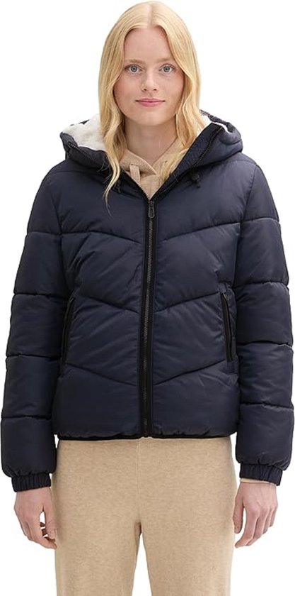 TOM TAILOR Dames 1048129 jas, 11530-Calm Blue, XL, 11530, Calm Blue, XL TOM TAILOR Dames 1048129 jas, 11530-Calm Blue, XL, 11530, Calm Blue, XL